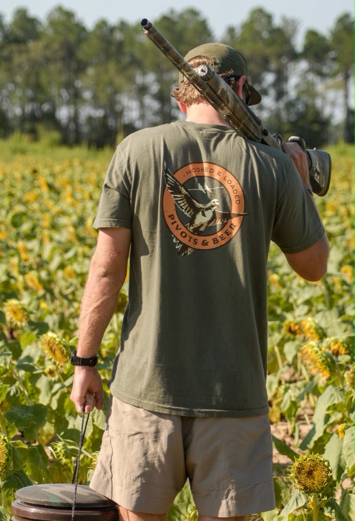 Pivots & Beers Pocket Tee - Sage