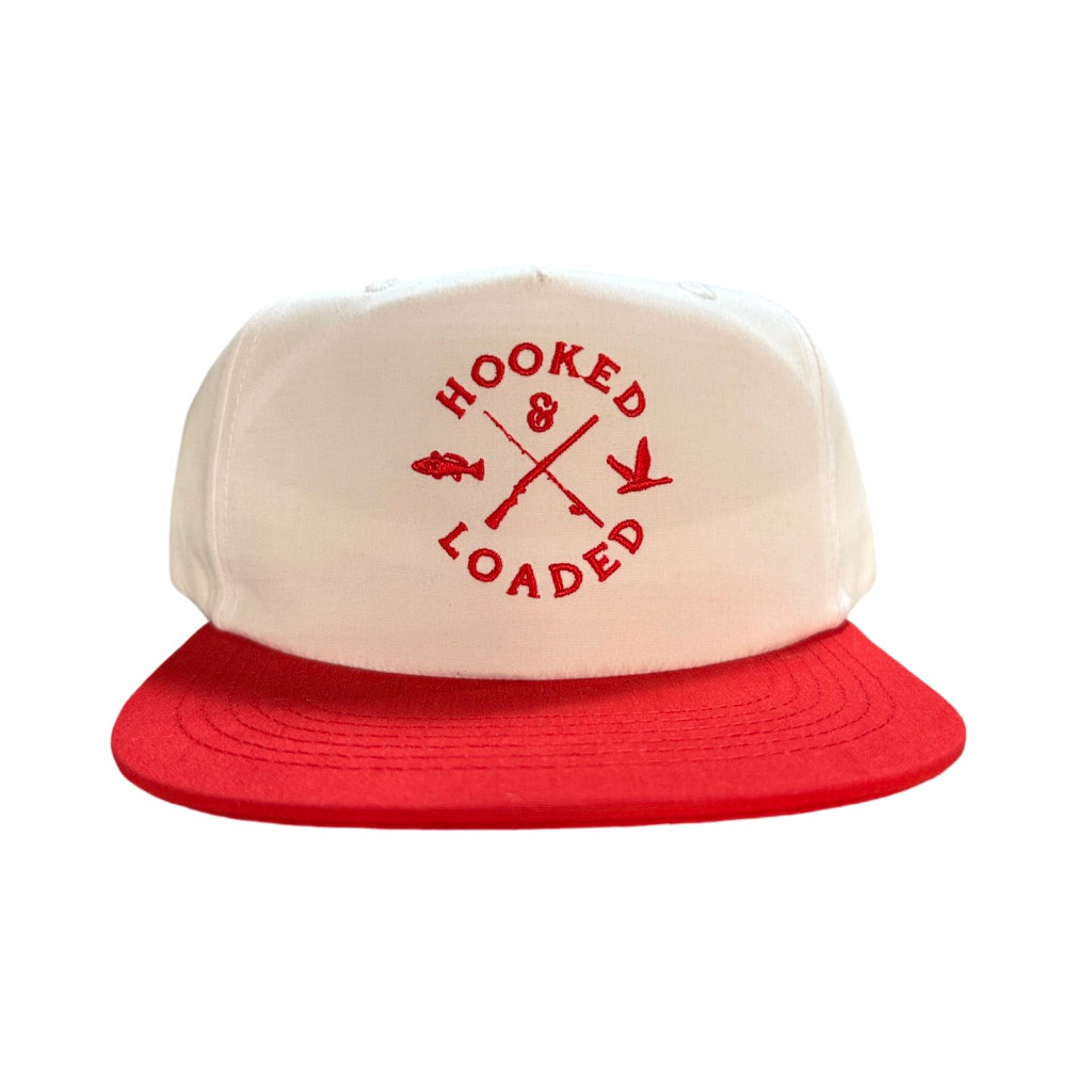 The OG - White/Red Snapback