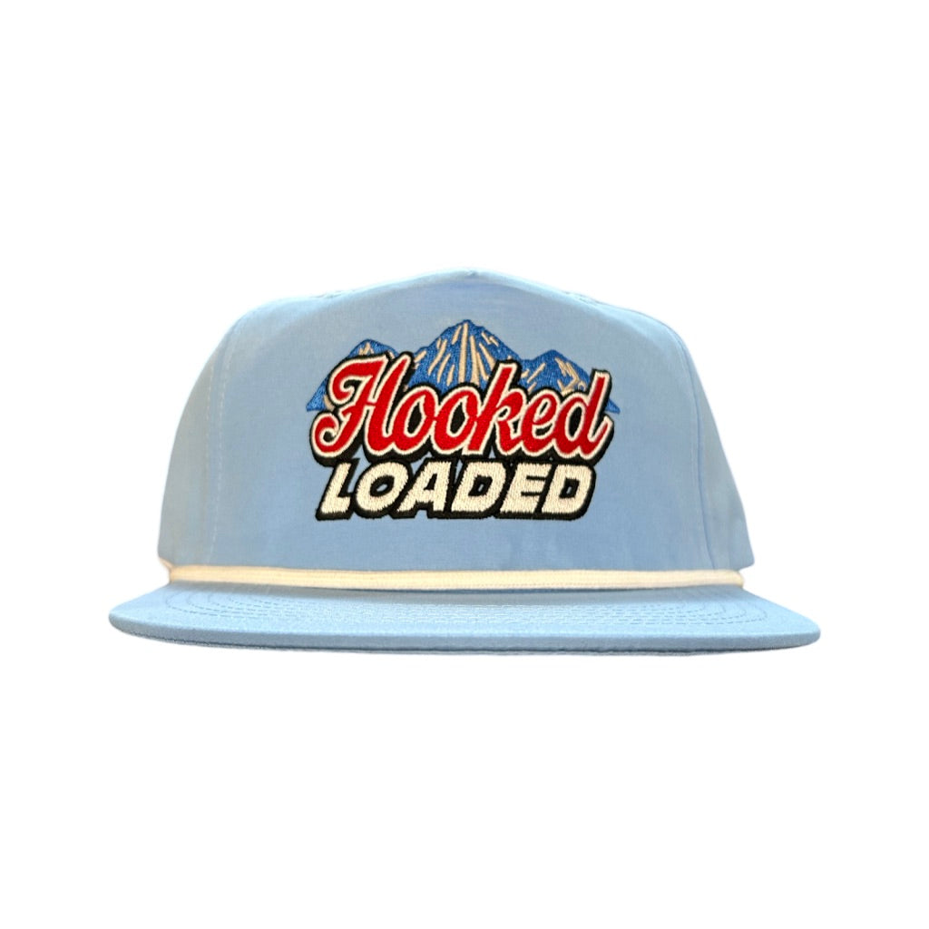 The Mountains are Blue - Baby Blue Rope Hat