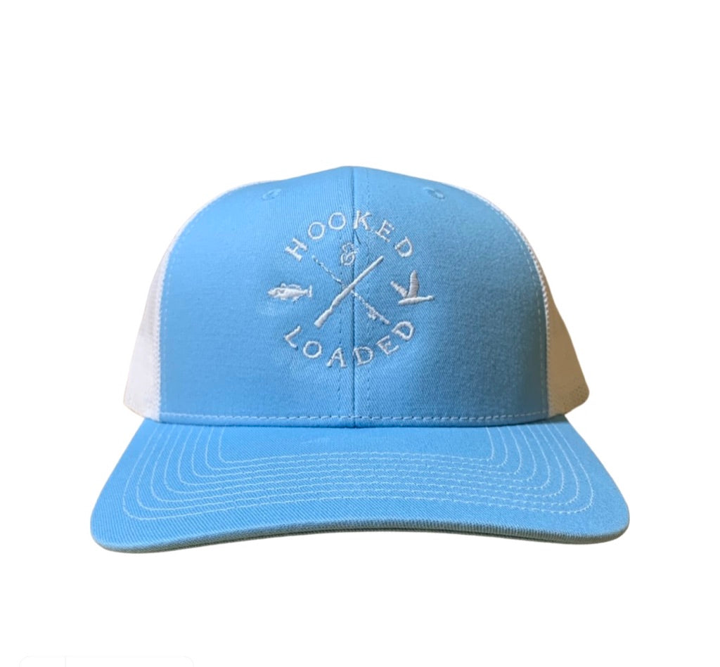 H.L.O Original Logo Light Blue/White