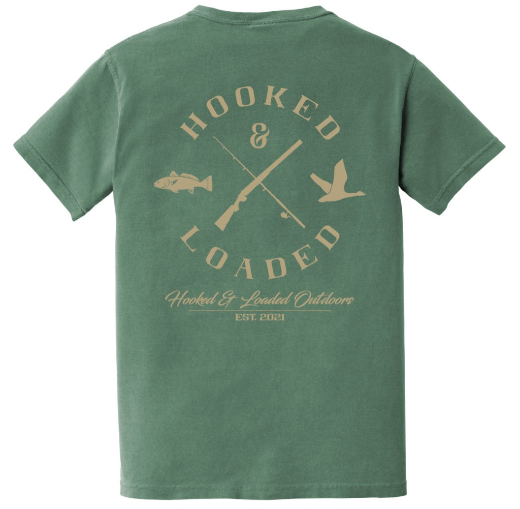H.L.O OG Logo Pocket Tee - Moss