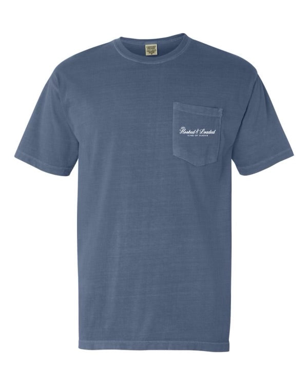 Kings Of Ducks Pocket Tee - Blue Jean