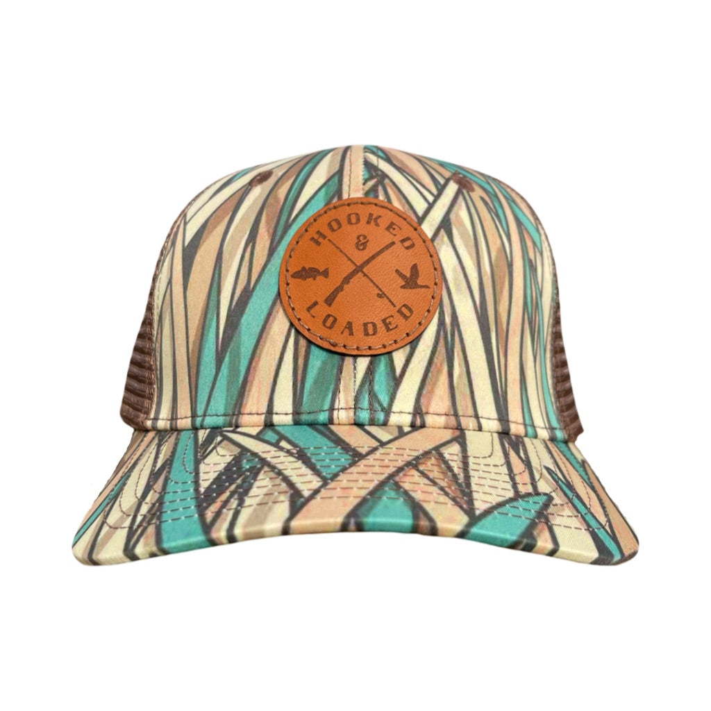 OG Leather Patch Vintage Sawgrass/Brown Snapback – My Store