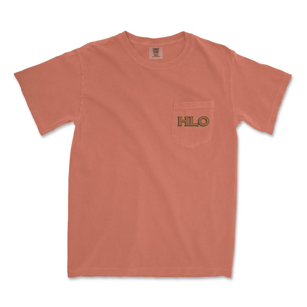 Old School Duck Pocket Tee - Terracotta