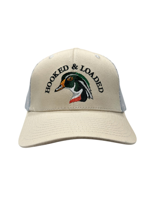 Woodie - Khaki/White Snapback