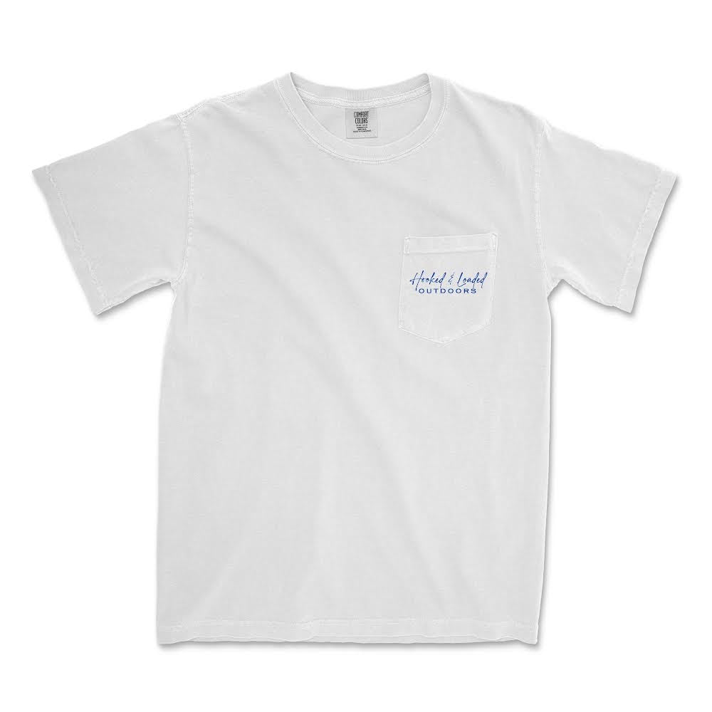 Shootin Coot's Pocket Tee - White