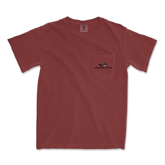 The Woodie Pocket Tee - Brick