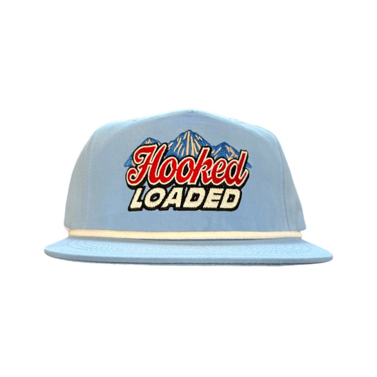 The Mountains are Blue - Baby Blue Rope Hat