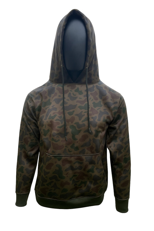 Dark Old School Thermal Hoodie