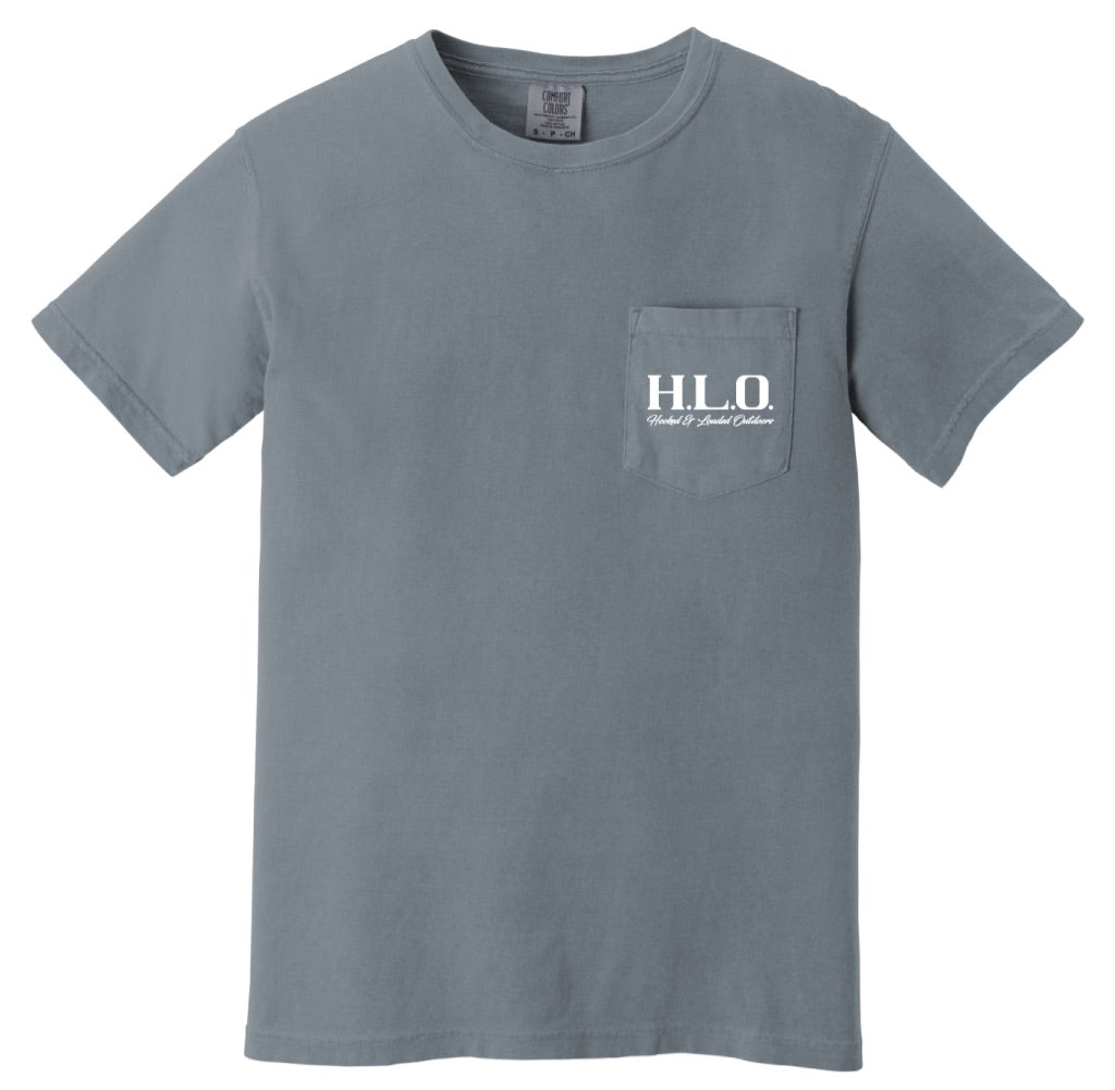 H.L.O OG Logo Pocket Tee - Grey