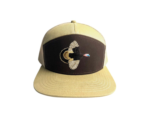 In Flight - Brown/ Khaki 7 Panel Hat
