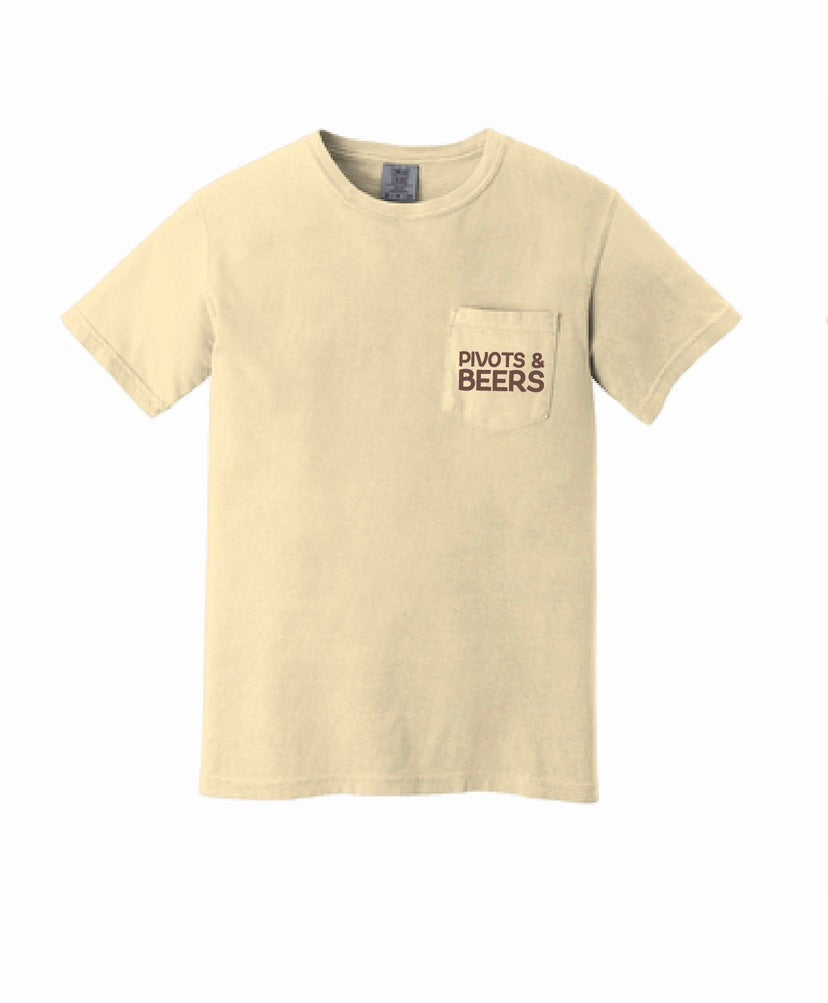 Pivots & Beers Pocket Tee - Ivory