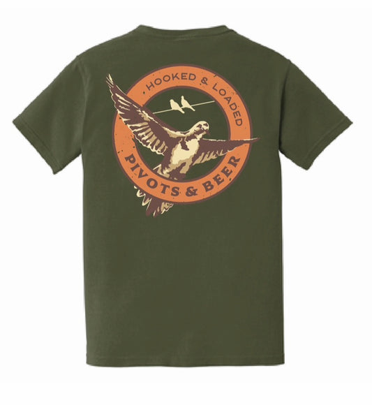 Pivots & Beers Pocket Tee - Sage