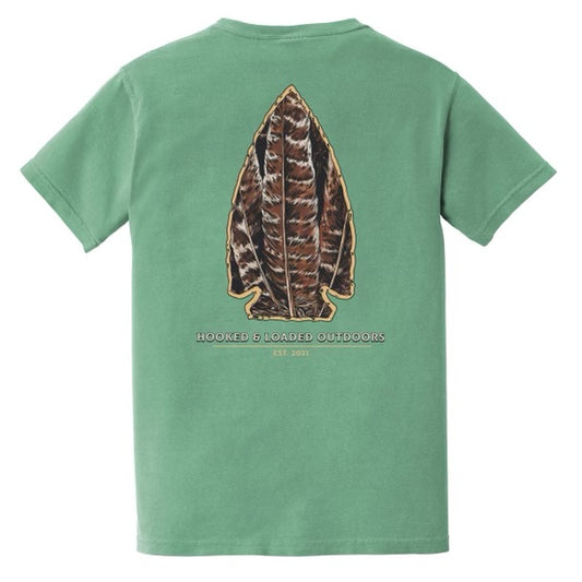 The Arrowhead Pocket Tee - Light Green