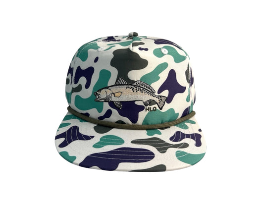Trout - White Old School Rope Hat